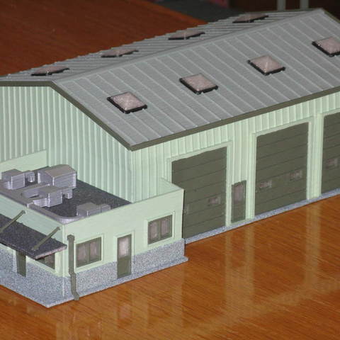 ho scale yard operations architecture buildings structures 3D print model - Mito3D