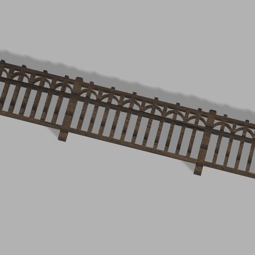 Taille barrière train quai échelle sncf Plate forme porte postes 3D print model - Mito3D