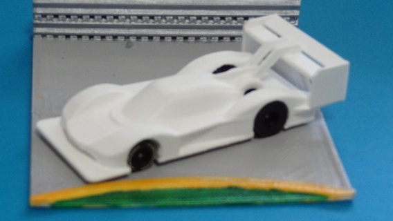 ho slot car body - 2018 vw hill climb toy race 32 scale 24 f1 short track modified late model 3d print model - Mito3D
