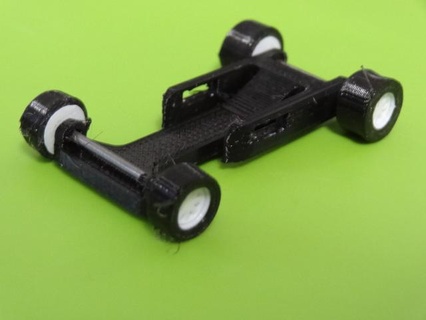 ho slot car false chassis afx mega g g+ 17 toy race 3d print model - Mito3D