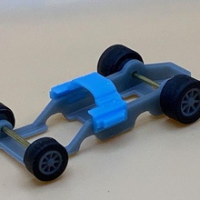 ho slot car false chassis afx 3d print model - Mito3D