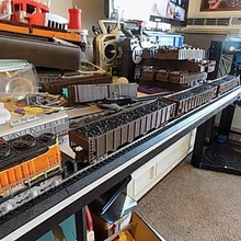 ho train 100 ton coal hopper load hobby 3d print model - Mito3D