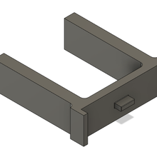 ho train support cheek rail 3d print model - Mito3D