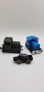 ho type y2100 loco tractor train + chassis model making cart elevator rail 3d print model - Mito3D