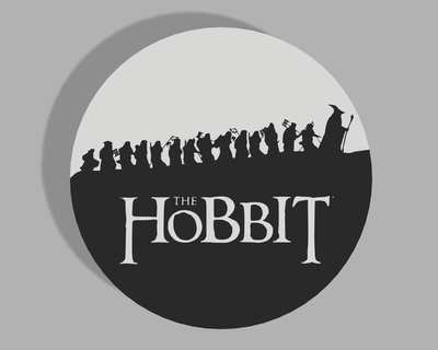 hobbit portavasos 3d print model - Mito3D
