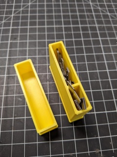 hobby blade storage box x-acto excel exacto 3d print model - Mito3D
