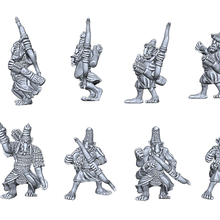 hobgoblin archers 28mm presupported game hobgoblins fantasy dwarf goblins ninth age warfare army table 3d print model - Mito3D