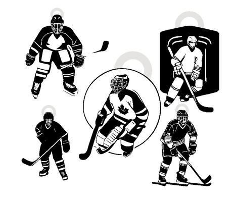 hockey player keychain bundle set earrings necklace nature forest cute accessory wildlife ender decor figurines gift idea toy adorable sculpture animal art decoration pocket-sized joy unique 3d print model - Mito3D