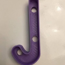 hockey stick cookie cutter tool 3d print model - Mito3D