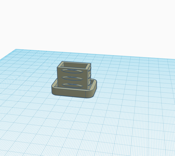 hockey palo pequeña final extremo 3d print model - Mito3D