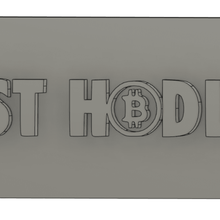 hodl bitcoin portachiavi denaro contante crypto criptovaluta llavero chiavi llaves i soldi appena it do nike 3d print model - Mito3D