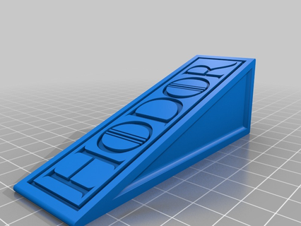 hodor doorstop game thrones got hold door household 3d print model - Mito3D