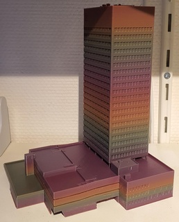 hofport Rotterdam hofplein conchiglia 3d print model - Mito3D