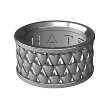 hog circular ring jewelry jewellery jewel 3d print model - Mito3D