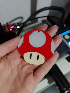 EHI Mario bros chiave catena portachiavi portachiavi disse retrò super Mario bros Mario bros 3d print model - Mito3D