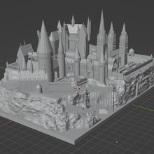 Hogwarts 3d print model - Mito3D