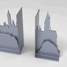 hogwarts bookends bookend book books harry potter 3d print model - Mito3D