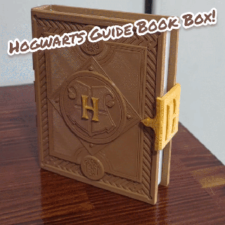 Hogwarts eredità guida libro multicolore scorta scatola Harry vasaio giochi giocatore Aperto mondo aprire cadavere rivelo maghi nero weasley Ippogrifo incantato Magia 3d print model - Mito3D