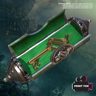 Hogwarts miras anahtar konteyner ticari Harry çömlekçi Liman sihirbaz oyun asa 3d print model - Mito3D