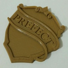 hogwarts prefect badge fashion harrypotter harry potter 3d print model - Mito3D