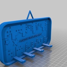 halt Schmuck Schlüsselanhänger 3d print model - Mito3D
