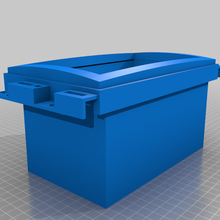 holden chevrolet 2din almacenamiento caja herramienta 3d impresión 3d print model - Mito3D