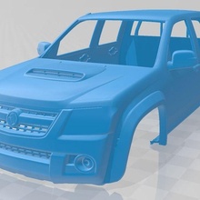 Holden Colorado Mürettebat kabini lx 2008 yazdırılabilir vücut araba yuva ölçülü Tamiya rc miniz radyo kontrol hobi 1 24 28 3d print model - Mito3D
