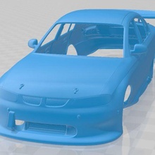 holden commodore race car sedan 1997 printable body game slot scalextric tamiya rc miniz hobby micro 3d print model - Mito3D