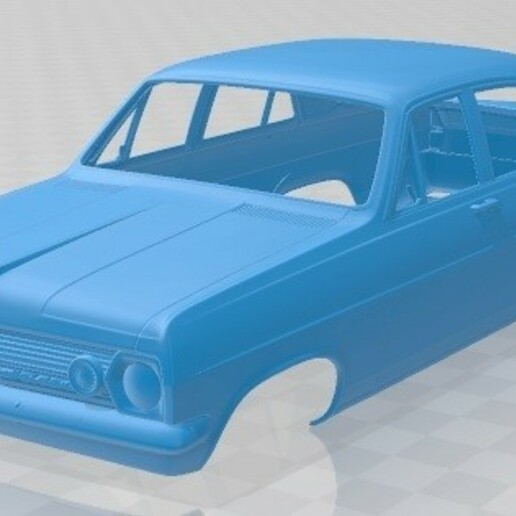 holden hr 1966 imprimible cuerpo coche vehiculo 3D print model - Mito3D