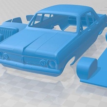 holden hr 1966 imprimible coche vehiculo juego espacio scalextric Tamiya rc miniz pasatiempo micro 3d print model - Mito3D