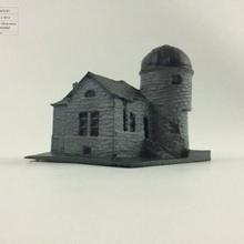 holden Gözlemevi mimarlık 3d print model - Mito3D