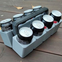 holder - beer-8 beer soda 33cl 330ml pepsi modular 3d print model - Mito3D