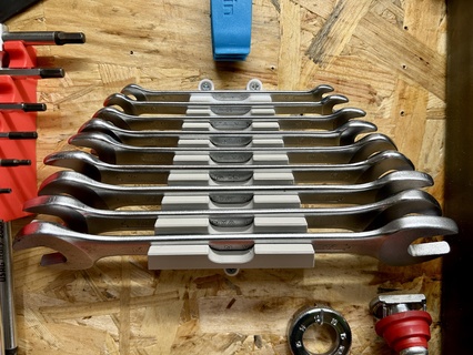 holder double fork wrenches flsun fl sun v400 tool tools box screwdriver object workshop equipment allen key 3d print model - Mito3D