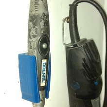 holder dremel flex-shaft tool holders boxes support soporte flexible shaft flex accessories 3d print model - Mito3D