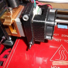holder fan nema17 3d print model - Mito3D