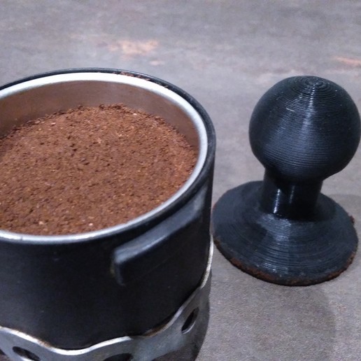 holder handle filter coffee press home espresso shop tamper 3D print model - Mito3D
