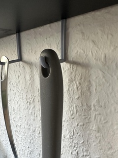 holder ladle spatula kitchen hook hang smart helper organize 3d print model - Mito3D