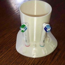 Kulp destek Oral tip diş fırçaları oral b Sözlü fırçası banyo 3d print model - Mito3D