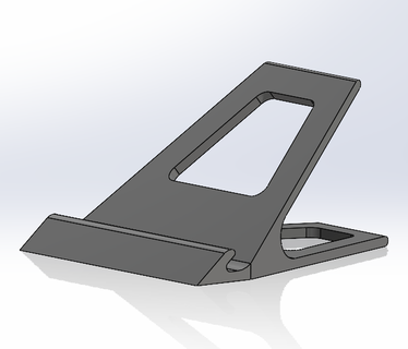holder phone tablet stand 3d print model - Mito3D