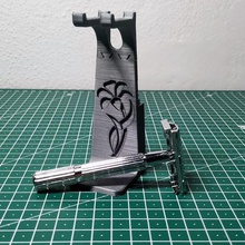 Inhaber Rasierklinge home razor blade holder die Rasur rasieren 3d print model - Mito3D
