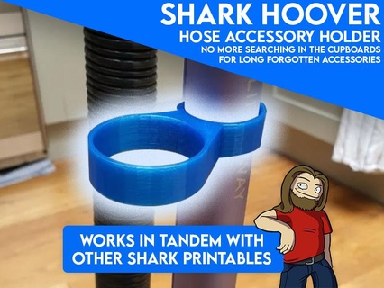 holder shark vacuum hose attachments adapter adaptor attachment extension hoover icz160 household 3d print model - Mito3D