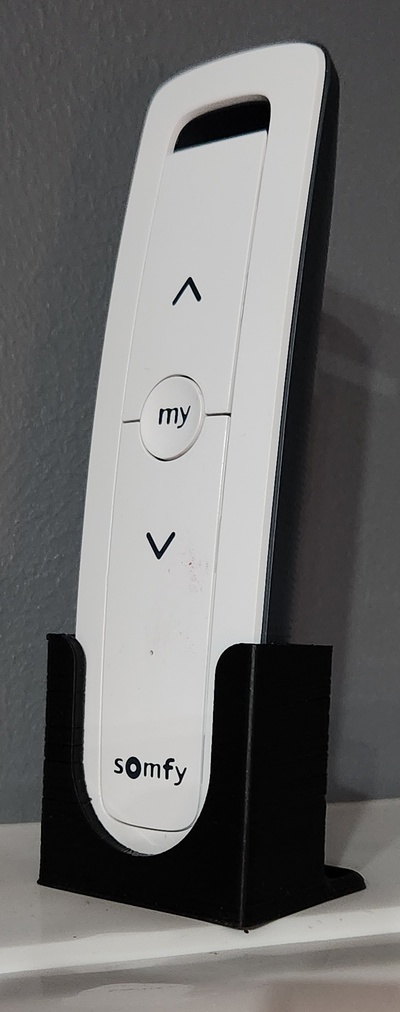 holder somfy rts remote control 3d print model - Mito3D