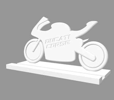 titolare supporto tavoletta ducati panigale corsa 3d print model - Mito3D
