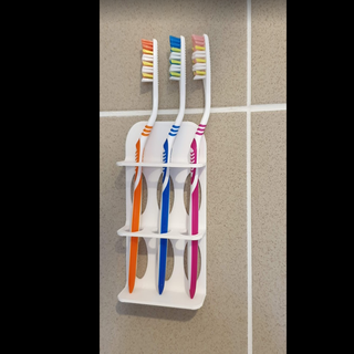 sahipleri diş fırçaları 1 6 fırçalar ev Brosse a çökmek Salle banyolar destek banyo 3d print model - Mito3D