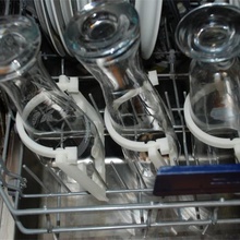 support haut de lunettes lave-vaisselle la maison cuisine à manger blanc verre bière blé weizenbier glas titulaire 3d print model - Mito3D