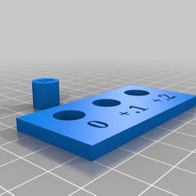 delik kalibrasyon yapımcılar 3d print model - Mito3D