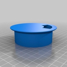 hole cover ikea furniture desks cable manager desk office 3d print model - Mito3D
