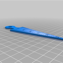 hole diameter gauge 3d print model - Mito3D
