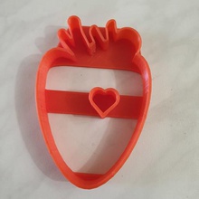 hole heart stronger home cookie cookiecutter cutter valentine kitchen dining 3d print model - Mito3D