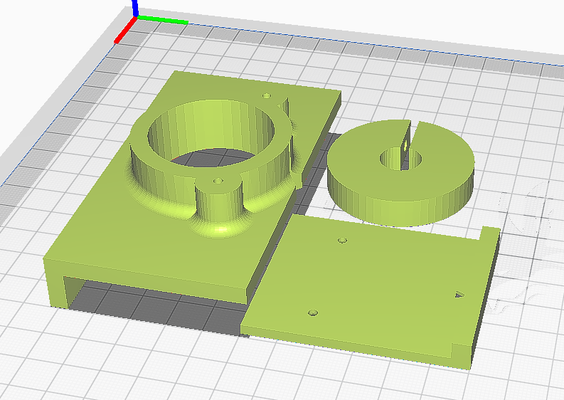 agujero plantilla cuenco bisagra 3d print model - Mito3D